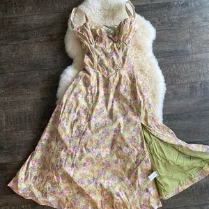 House of CB floral corset dress